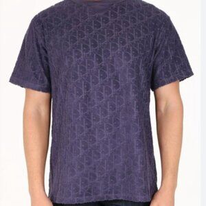 CD OBLIQUE RELAXED-FIT T-SHIRT - ROSE VIOLET-XS-S
